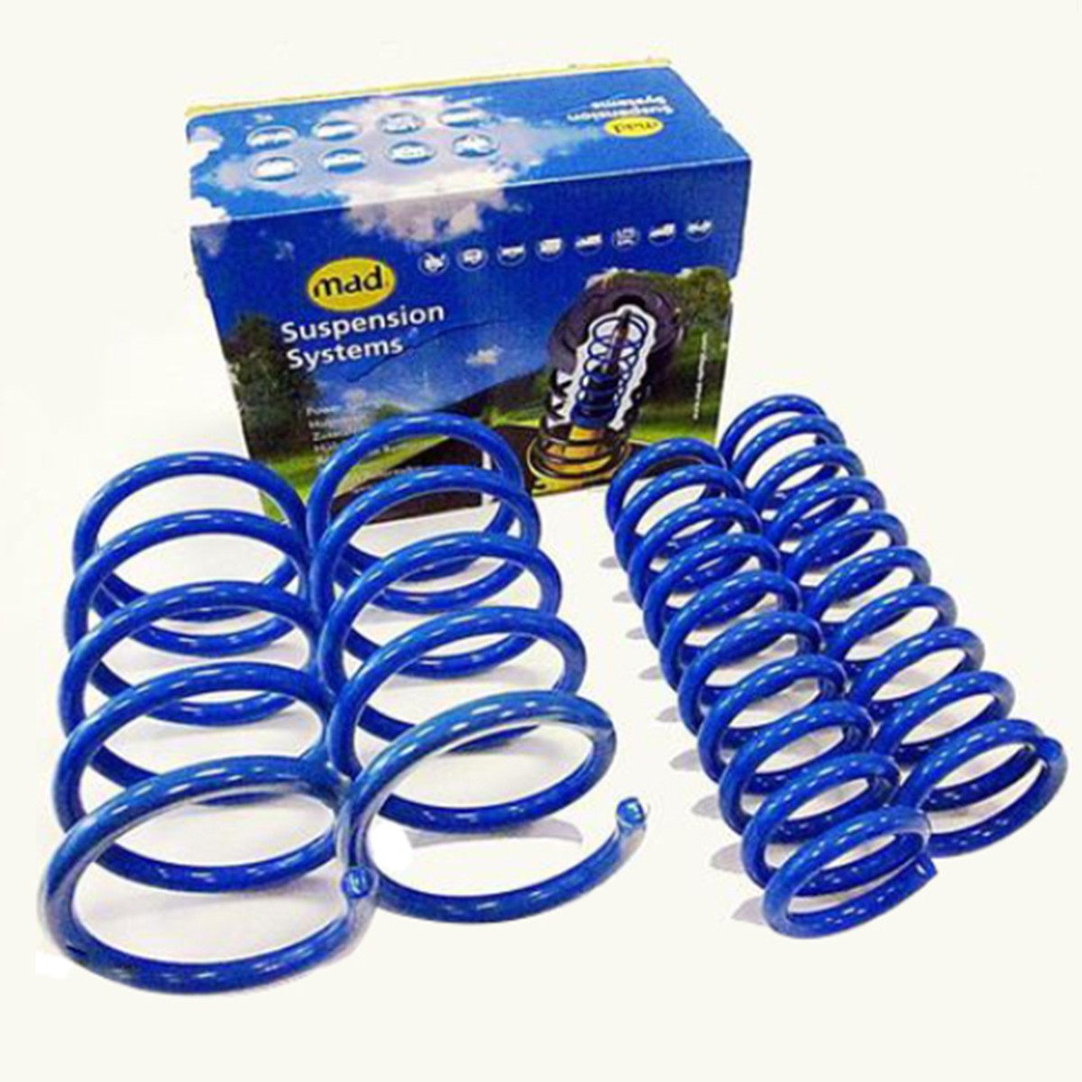 Four Front Lifting Springs (35mm) and Rear (35mm) for Suzuki Jimny (1998-2014) Image 1